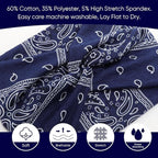 DRESHOW 4 Pack Turban Headbands for Women Wide Vintage Head Wraps Knotted Cute Hair Band Accessories