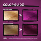Splat Berry Blast Semi Permanent Hair Dye Kit with Bleach, 1 Application, Includes Purple Pink Hair Dye, Oxide & Bleach Powder, Vegan & Cruelty Free Hair Color