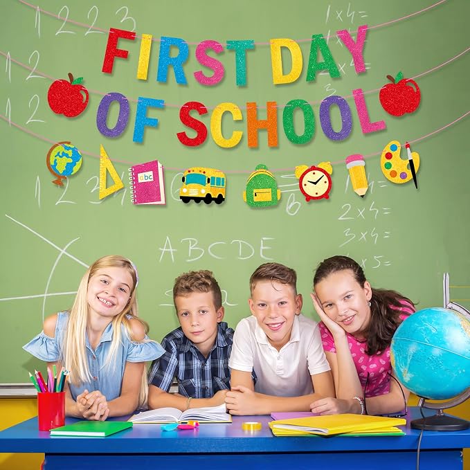 First Day Of School Banner Decor, Back To School Garland Decor, First Day Of - Image 6