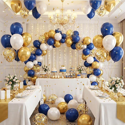 Blue and Gold Balloons - Image 4