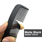 Bulk Hair Combs, Combs Individually Wrapped, Hair Combs in Bulk for Women, Kids, Hotel, Airbnb, Shelter, Homeless, Charity, and Church (Black) (5.9 inches, 30, Count)