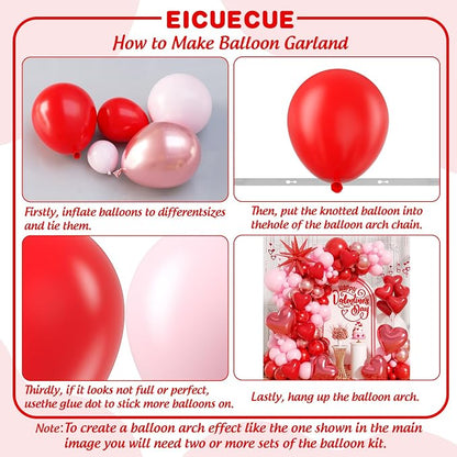 Valentines Day Balloons Garland Arch Kit - Image 3