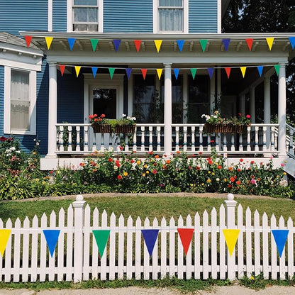GREATRIL Bunting Pennant Banner 80 Flags - Image 5