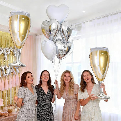 Champagne Balloons, Engagement Party Balloons - Image 2