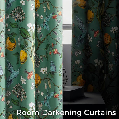 Topfinel 60 Inches Long Custom Sage Green Luxury Curtains - Image 4