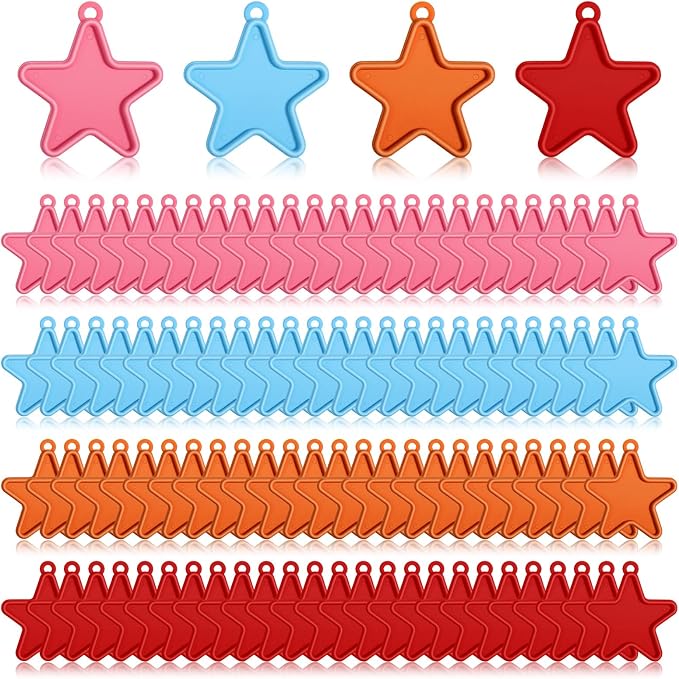 100 Pcs Balloon Weights Plastic, Weights by Unknown