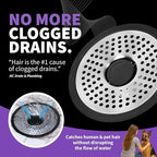 ShowerShroom SHSULT755 Ultra Revolutionary Shower Hair Catcher Drain Protector, No Size, Stainless