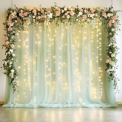 Fomcet Tulle Backdrop Curtains by Fomcet