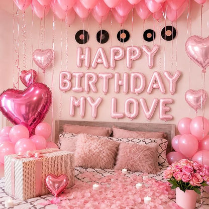 52 Pcs Pink Letter Balloons 16 Inch Mylar Foil Alphabet Letters 2 Sets A- Z - Image 6