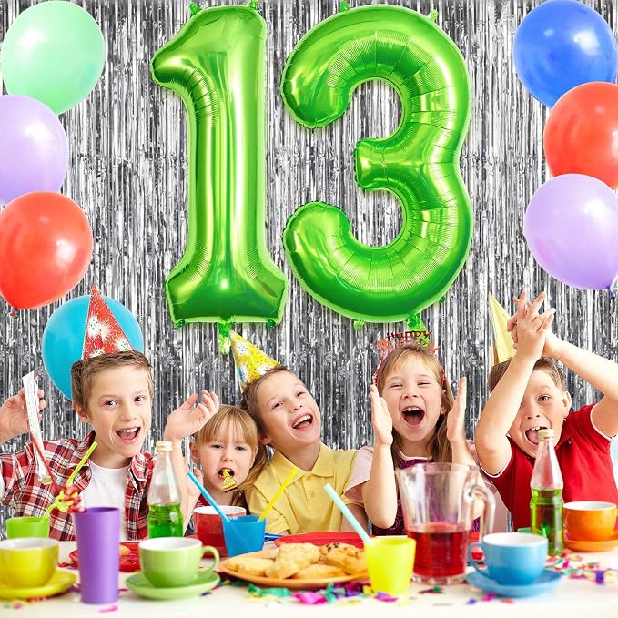 13 Balloon Numbers, Large 13 or 31 Foil Balloons, Big Number Balloon 40 Inch - Image 3