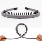 Comfy headbands for women fashion short hair band teeth hair headband comb Hair Hoop Hairbands Non-slip Hair Accessories for Womens/Girl Not easy to break(4 color)