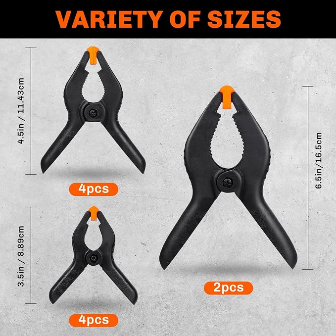 10 Pack Spring Clamps Heavy Duty - Image 6