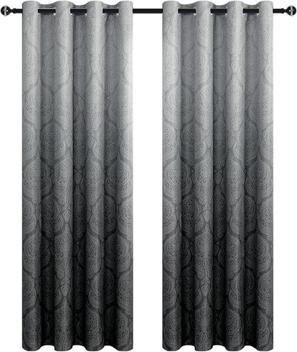 DWCN Ombre Blackout Curtains for Bedroom - Image 9