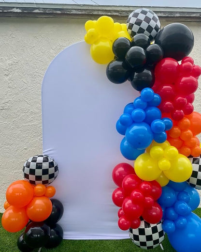 160Pcs Race Car Balloon Garland Arch Kit - Image 5