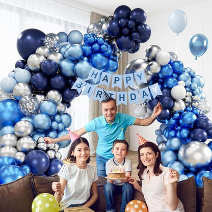 FOTIOMRG 134pcs Blue Balloon Arch Kit - Image 4