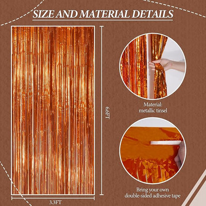 DECOCKRAT 2 Pack Foil Fringe Backdrop - Image 2
