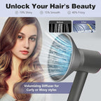 Hair Diffuser Attachment Nozzles for Dyson Supersonic Hair Dryer HD01 HD02 HD03 HD04 HD08 HD15 Tools Accessaries for Flex Style Blow Dryer Styler, Styling Tool for Wavy, Curly, Coily Hair, Grey