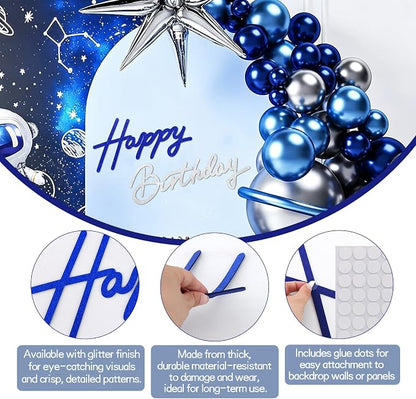 TONIFUL Happy Birthday Sign for Backdrop - Image 2