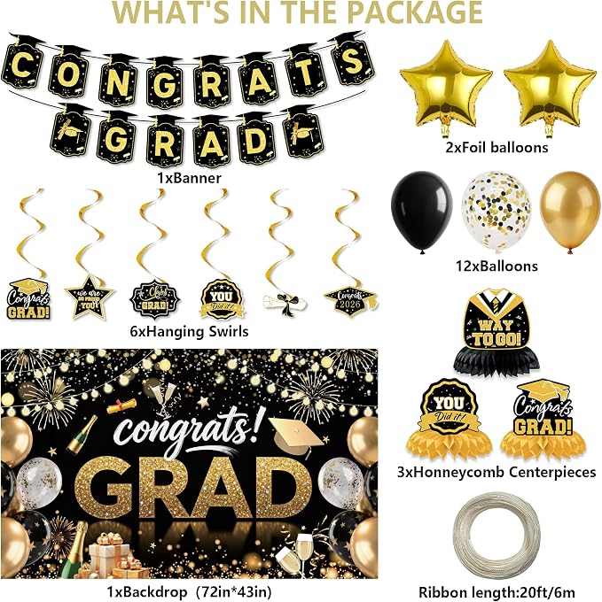 Grad Party Decorations 2026 - Image 2