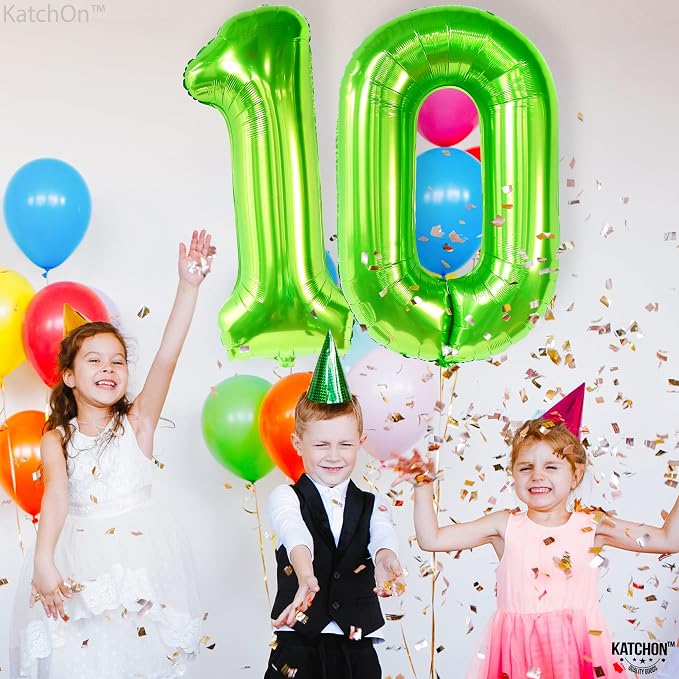 KatchOn Green number 10 balloon 40 Inch - Image 8
