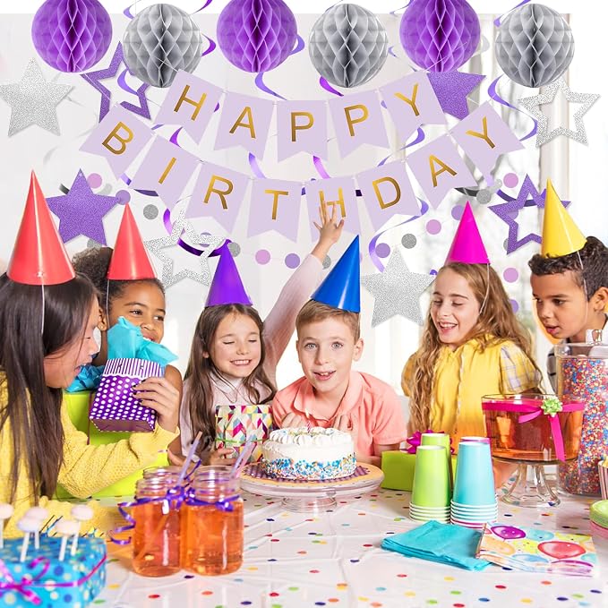 meowtastic Birthday Decorations Happy Birthday Banner - Image 3