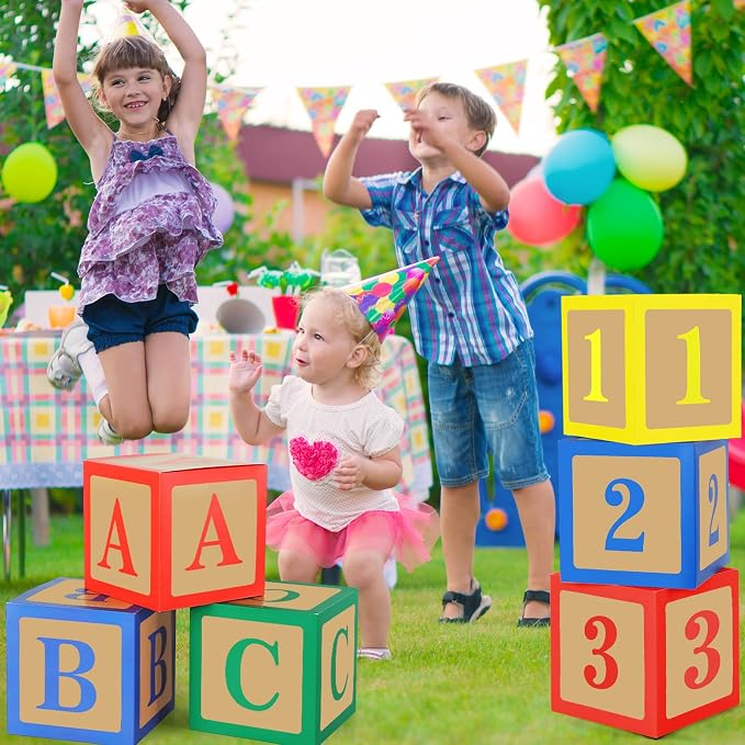 Zhanmai 6 Pcs ABC and 123 Balloon Boxes - Image 5