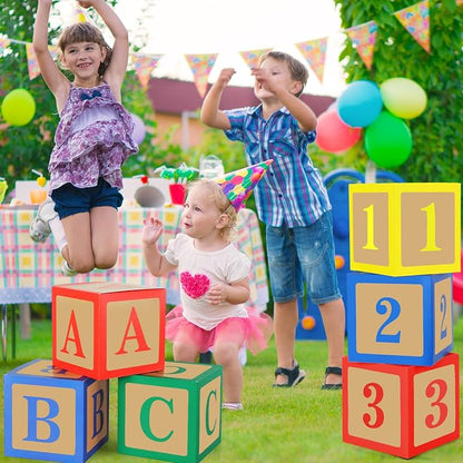 Zhanmai 6 Pcs ABC and 123 Balloon Boxes - Image 5