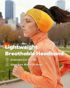 Winter Sport Headband Ear Warmer - Windproof Forehead & Breathable Fleece Headband for Skiing, Running, Cycling