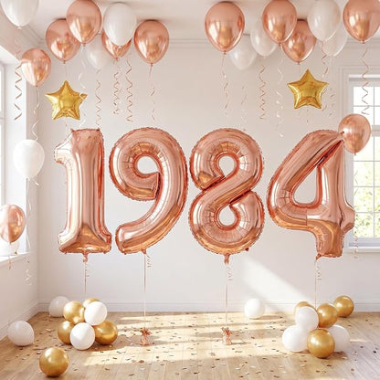 40 Inch Rose Gold Number 8 Balloon, Giant Number Balloons, Birthday Decor | - Image 5