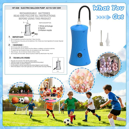 AXHJ 2-in-1 Balloon Pump Electric, Balloon Inflator - Image 7