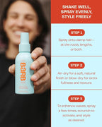 Barb Sea Salt Spray for Hair - Texturizing Beach Wave Spray for Thin and Thick Hair, Soft Matte Finish, Light Hold - Fragrance Free - 4 oz