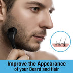 Beard and Hair Derma Roller (1Pack) by Tilcare - Sterile Titanium Derma Roller 0.25mm