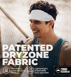 Tough Headwear Tough Outfitters Headband for Men - Mens Headbands - Working Out Sports Performance Head Bands - Athletic Cycling Running Sweat Band, Football Headbands - Sweat Bands Men/Women