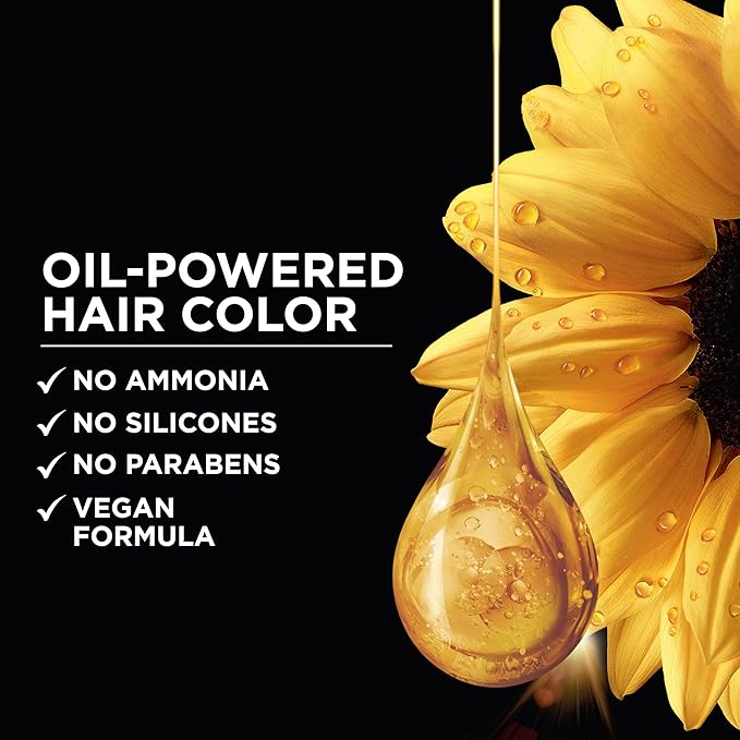 Garnier Hair Color Olia Ammonia-Free Brilliant Color Oil-Rich Permanent Hair Dye, 3.11 Darkest Platinum Brown, 1 Count (Packaging May Vary) (Pack of 2)