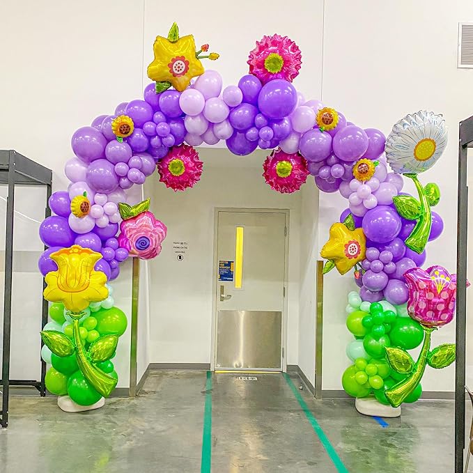 Voircoloria 66pcs Purple Latex Party Balloons, 12inch | - Image 5