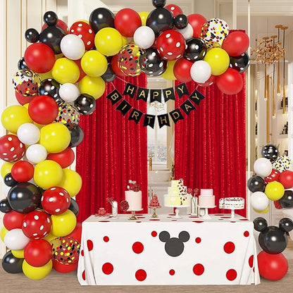 Red Sequin Backdrop Curtains-2 Panels 4FTx8FT Red Backdrop - Image 6