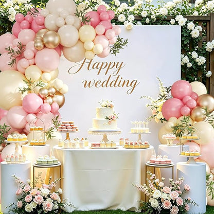 Pink and Yellow Balloon Arch Kit - Image 3