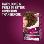 Schwarzkopf Keratin Permanent Hair Dye Cream, 6.33 Light Gold Brown, Professional Quality Color for Up to 100% Gray Coverage, Bond Enforcing System