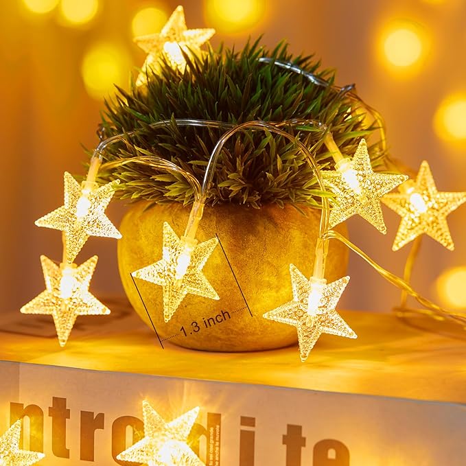 Minetom Star String Lights Battery Operated - Image 2