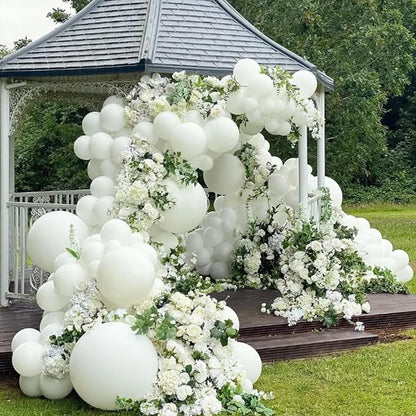 White Balloon Arch Kit 111Pcs 18 12 5 Inch Latex Party Balloons Garland - Image 6