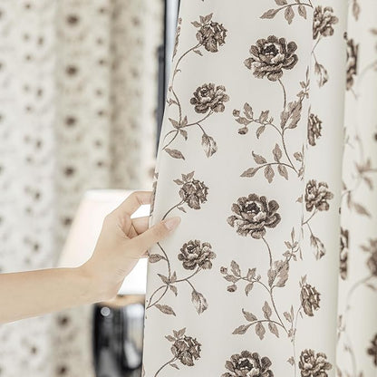 Beauoop Floral 100% Blackout Curtains - Image 5