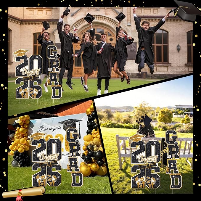 Graduation Yard Sign Class of 2026 Decorations - Image 7
