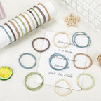 WantGor Hair Accessories Set - 20 PCS Hair Bands, 4 Styles Elastic Ponytail Holders, Bracelets, 2.36inch for Women Thick/Thin/Curly Hair (Multi-color)