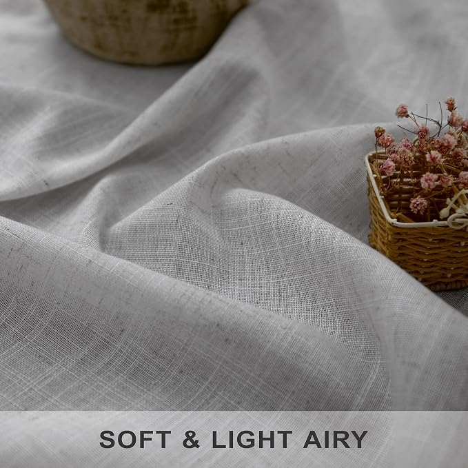 Light Grey Curtains 96 Inches Long - Image 2