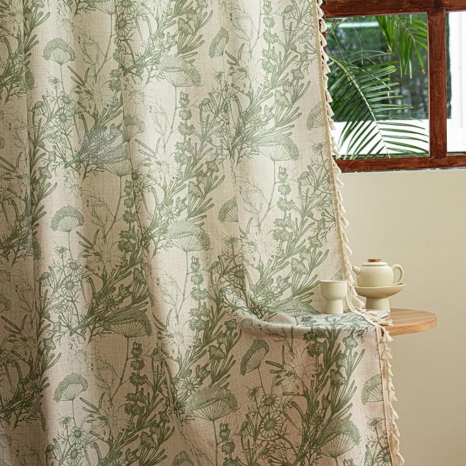 ENJOYBRIDAL Floral 96 Inch Curtains - Image 5