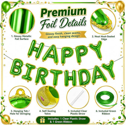 Street Theme Birthday Party Decorations, Friend Happy Birthday Balloons Banner - Image 3