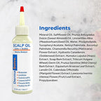 Dermasolve 4 oz Psoriasis, Seborrheic Dermatitis, & Dandruff Scalp Oil - Dermatologist Approved - Flaky Scalp Relief, Clinically Tested, Long-Lasting Itch-Free, High-Performance Formula