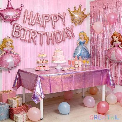 Metallic Pink Happy Birthdays Banner - Image 6