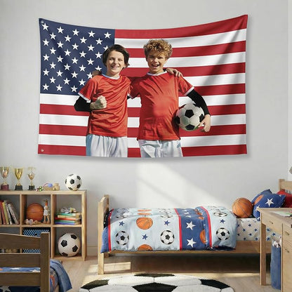 Custom American US Flag with Picture, Personalized Funny Flags with Face Image - Image 7
