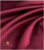 19 Momme Premium Mulberry Silk Pillowcase for Hair and Skin | Handcrafted Hypoallergenic & Anti-Acne 100% Silk Pillow Cases with Zipper | King - 20" x 36", Red Velvet